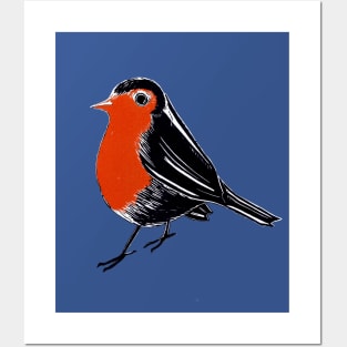 Christmas Robin Holiday design Posters and Art